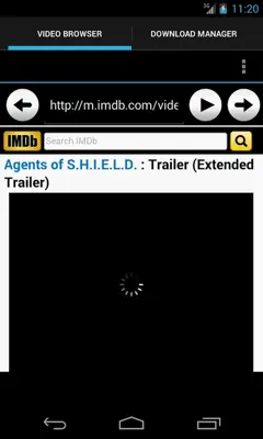 Video Web Download android App screenshot 1