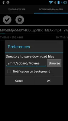 Video Web Download android App screenshot 3